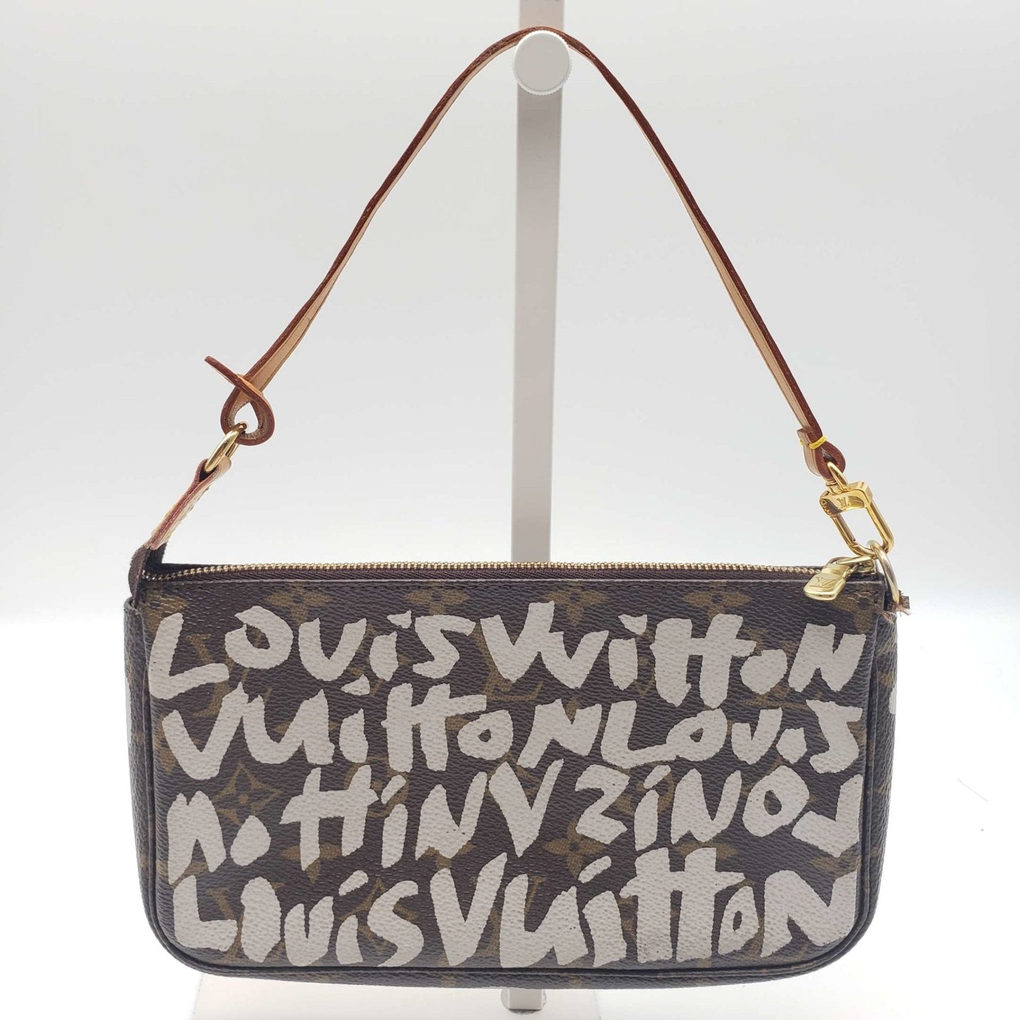 Louis Vuitton Accessories Brown Monogram Graffiti Hand Bag