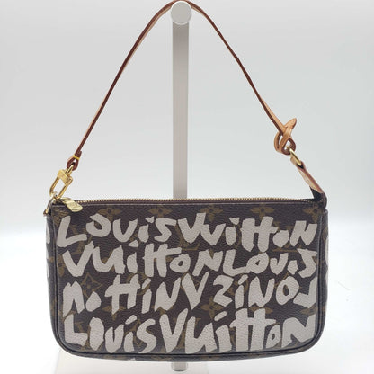 Louis Vuitton Accessories Brown Monogram Graffiti Hand Bag