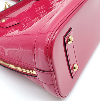 Louis Vuitton Alma BB Vernis Fuchsia Crossbody Bag