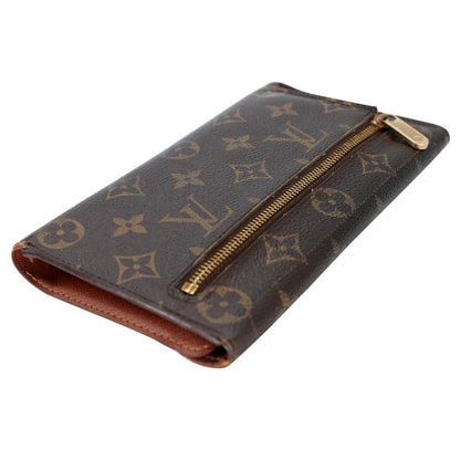 Louis Vuitton Monogram Coated Canvas GM Eugenie Wallet LV-W0209N-0010