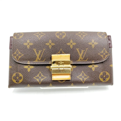 Louis Vuitton Brown Monogram Long Wallet