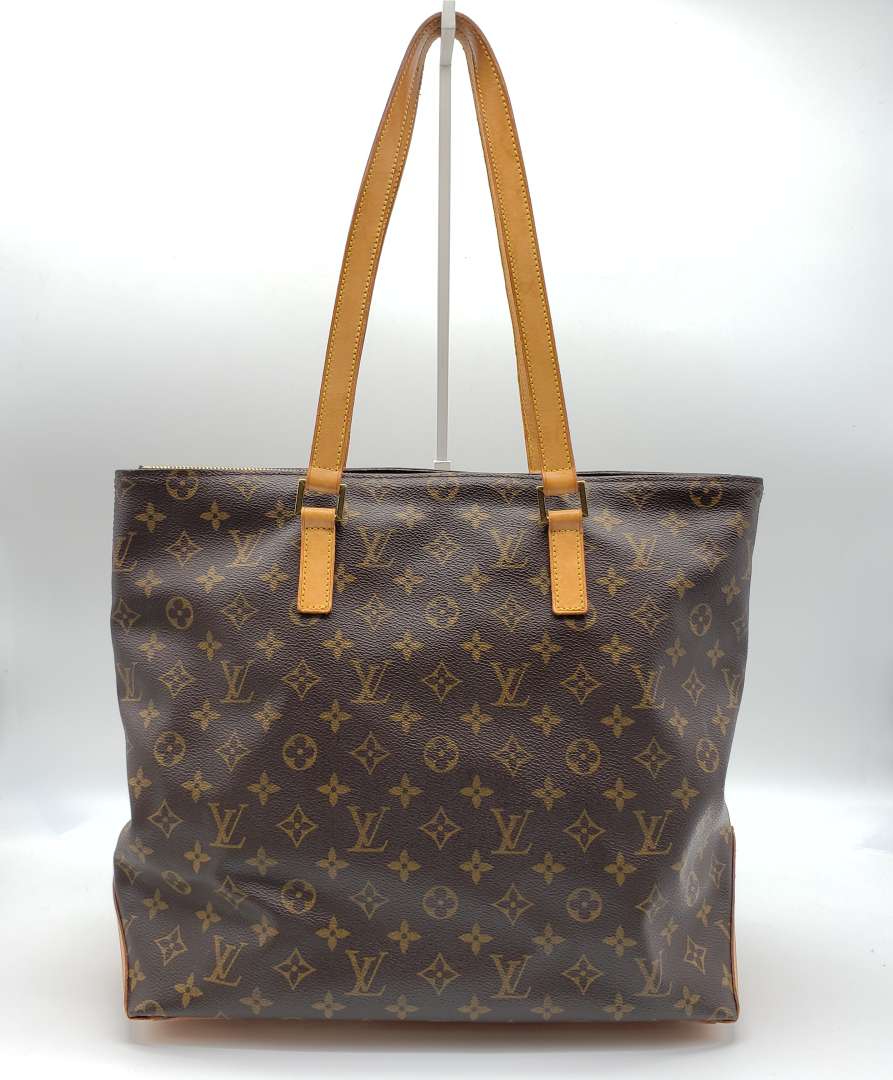 Louis Vuitton Cabas Mezzo Browns Monogram Tote Bag