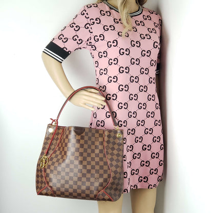 Louis Vuitton Caissa Damier EbeneHobo Shoulder Bag