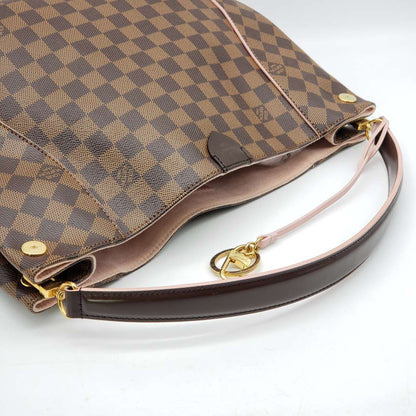 Louis Vuitton Caissa Hobo Rose Ballerine Damier Shoulder Bag