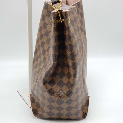 Louis Vuitton Caissa Hobo Rose Ballerine Damier Shoulder Bag