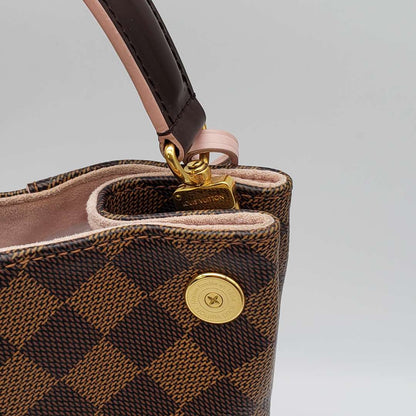 Louis Vuitton Caissa Hobo Rose Ballerine Damier Shoulder Bag