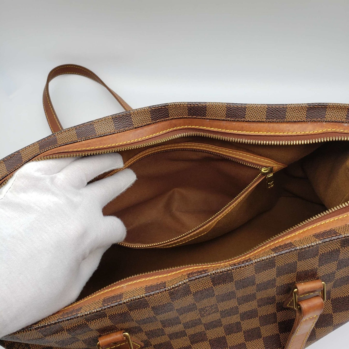 Louis Vuitton Columbine Brown Damier Tote Bag