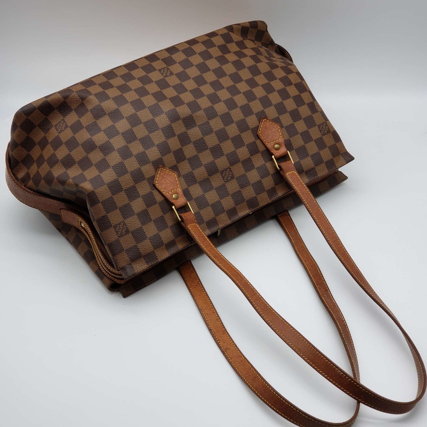 Louis Vuitton Columbine Brown Damier Tote Bag