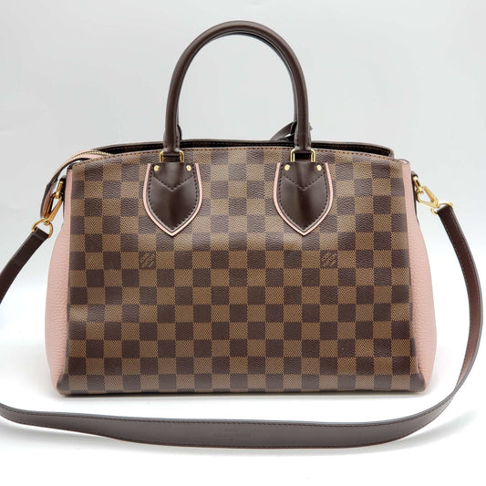 Louis Vuitton Cuir Taurillon Damier Ebene Normandy Magnolia