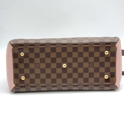 Louis Vuitton Cuir Taurillon Damier Ebene Normandy Magnolia