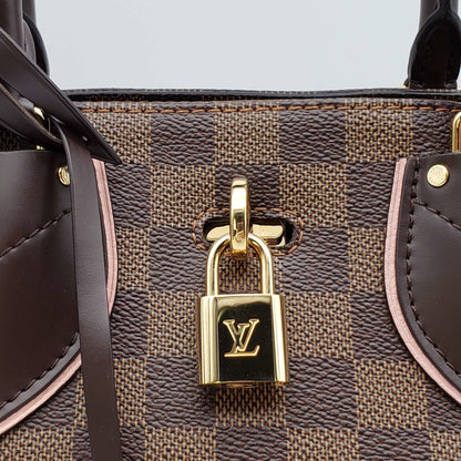 Louis Vuitton Cuir Taurillon Damier Ebene Normandy Magnolia