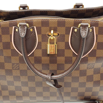 Louis Vuitton Cuir Taurillon Damier Ebene Normandy Magnolia