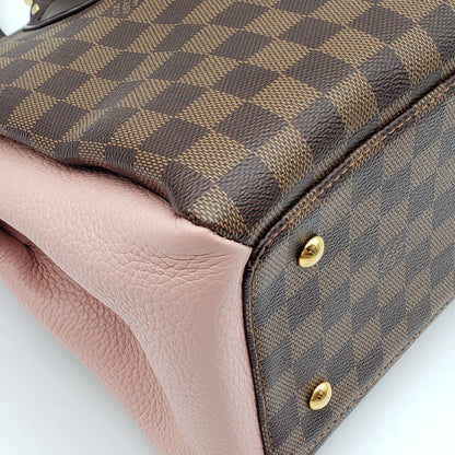 Louis Vuitton Cuir Taurillon Damier Ebene Normandy Magnolia