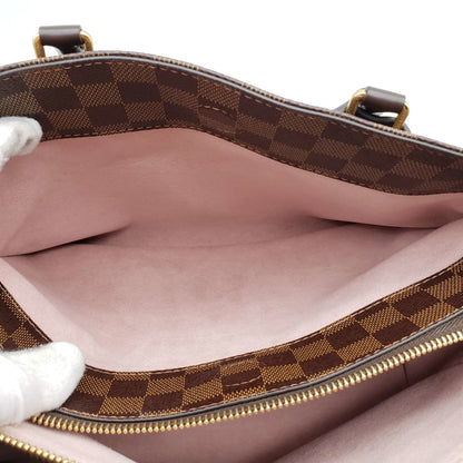 Louis Vuitton Cuir Taurillon Damier Ebene Normandy Magnolia