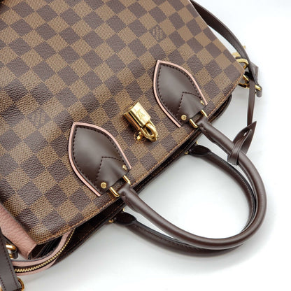 Louis Vuitton Cuir Taurillon Damier Ebene Normandy Magnolia