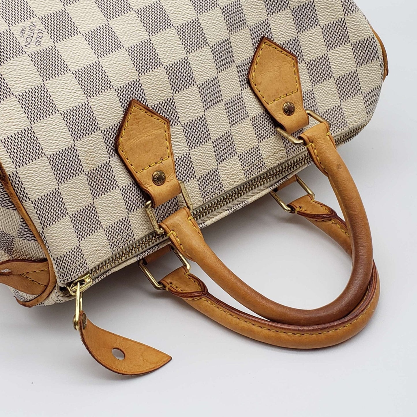 Louis Vuitton Damier Azur Speedy 25 Hand Bag