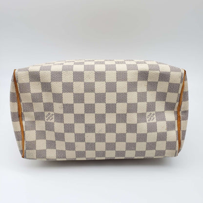 Louis Vuitton Damier Azur Speedy 25 Hand Bag