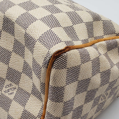 Louis Vuitton Damier Azur Speedy 25 Hand Bag