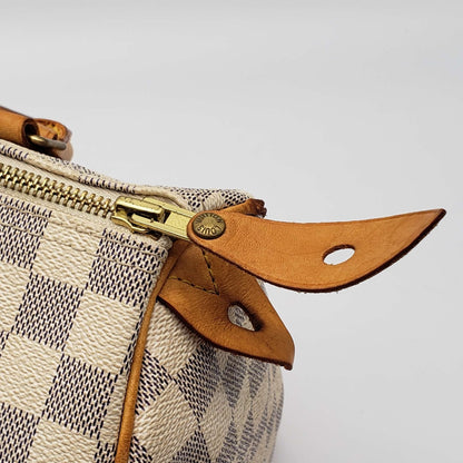 Louis Vuitton Damier Azur Speedy 25 Hand Bag