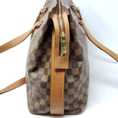 Louis Vuitton Damier Ebeme Columbine Tote Bag