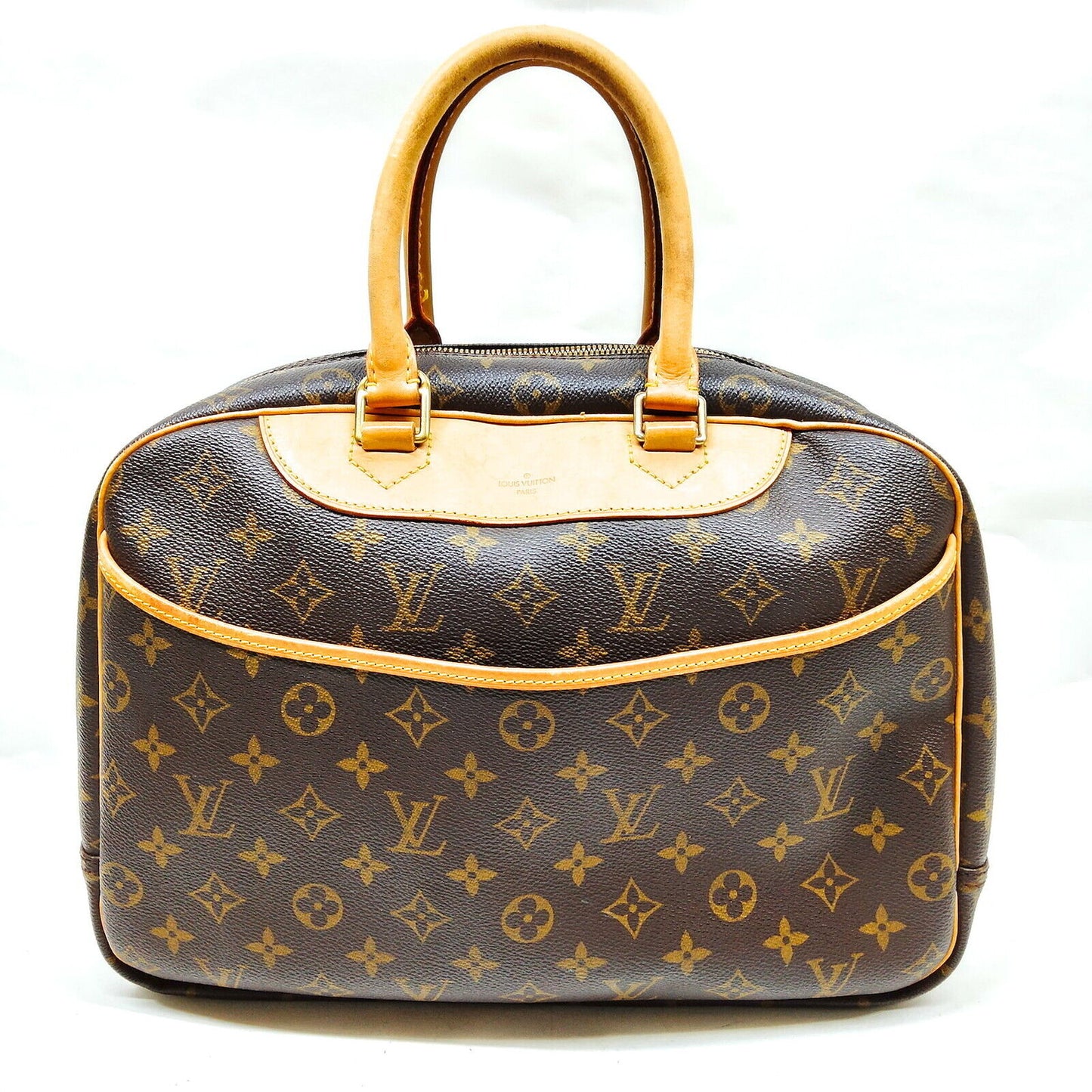 Louis Vuitton Deauville Brown Monogram Hand Bag