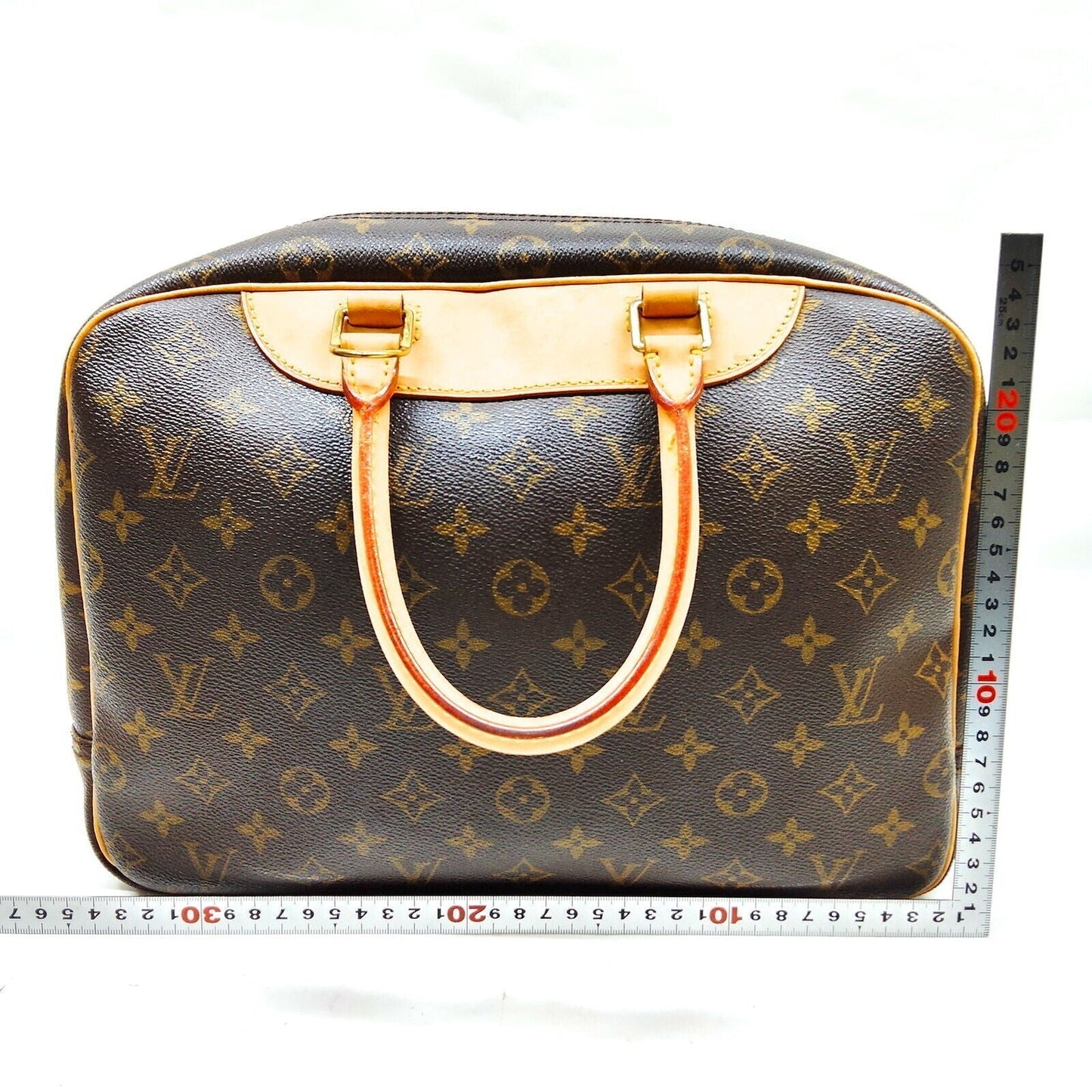 Louis Vuitton Deauville Brown Monogram Hand Bag