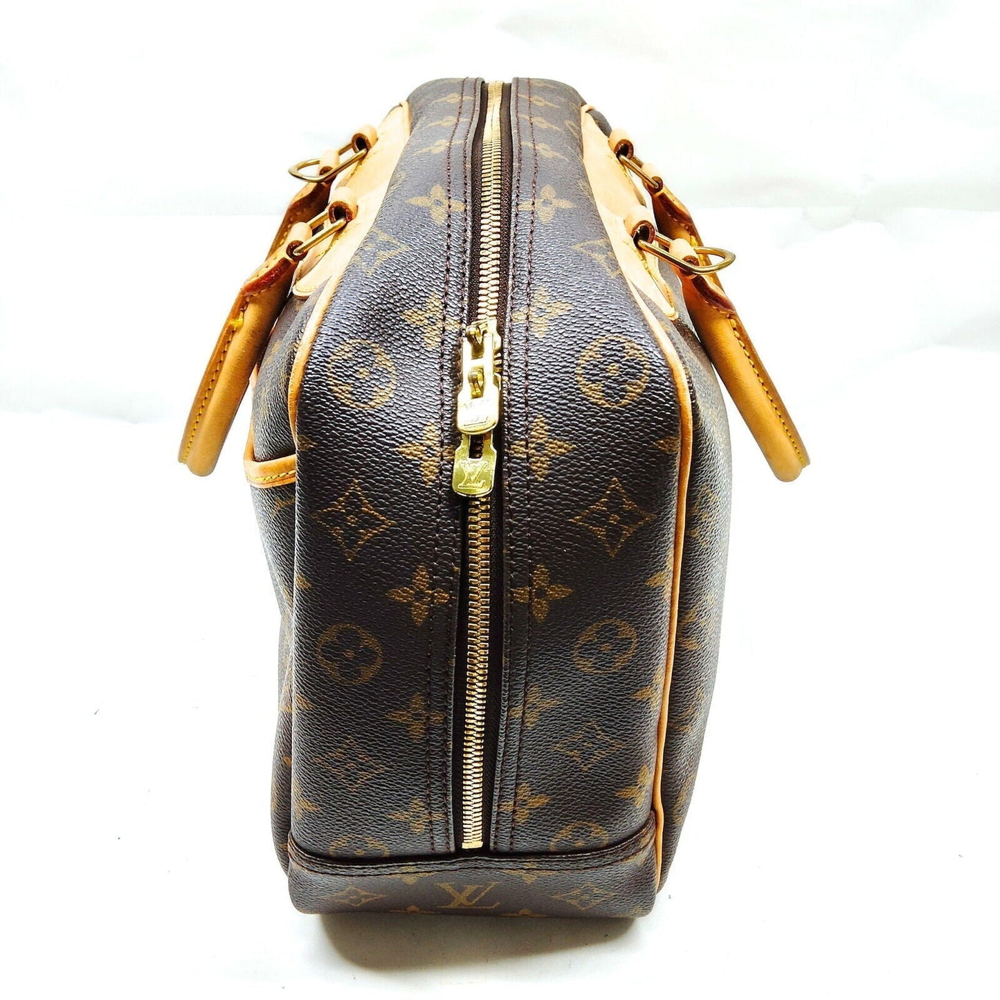 Louis Vuitton Deauville Brown Monogram Hand Bag