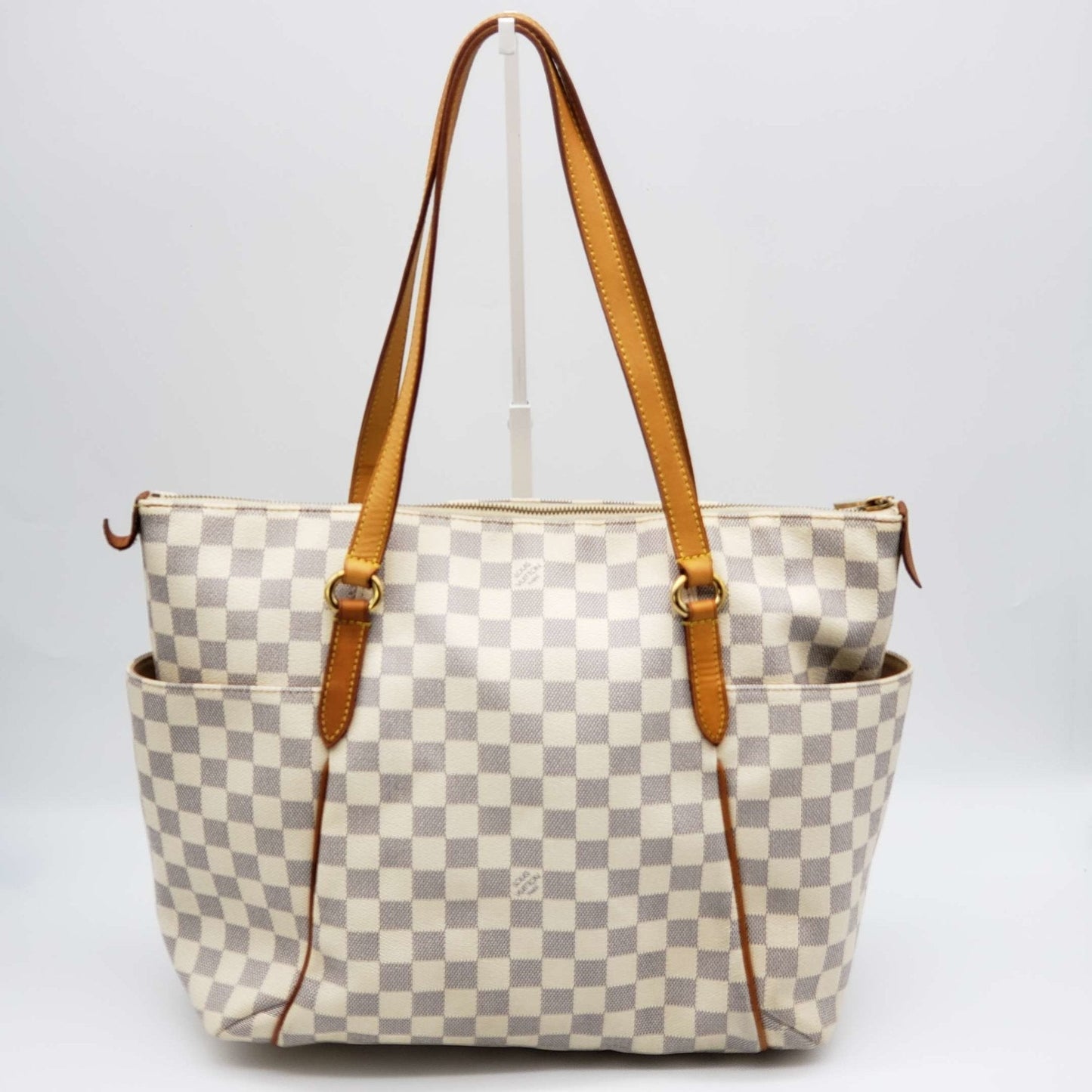 Louis Vuitton Totally MM Damier Azur Shoulder Bag