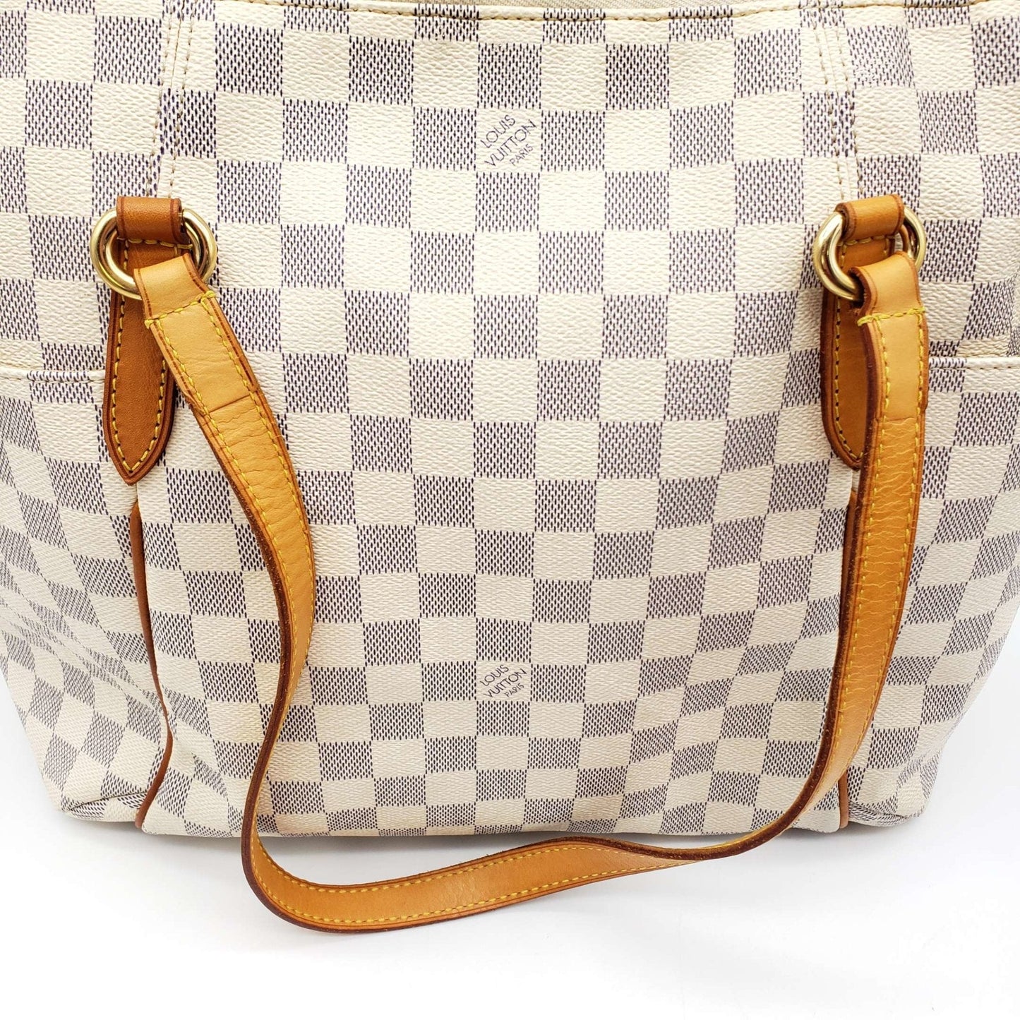 Louis Vuitton Totally MM Damier Azur Shoulder Bag