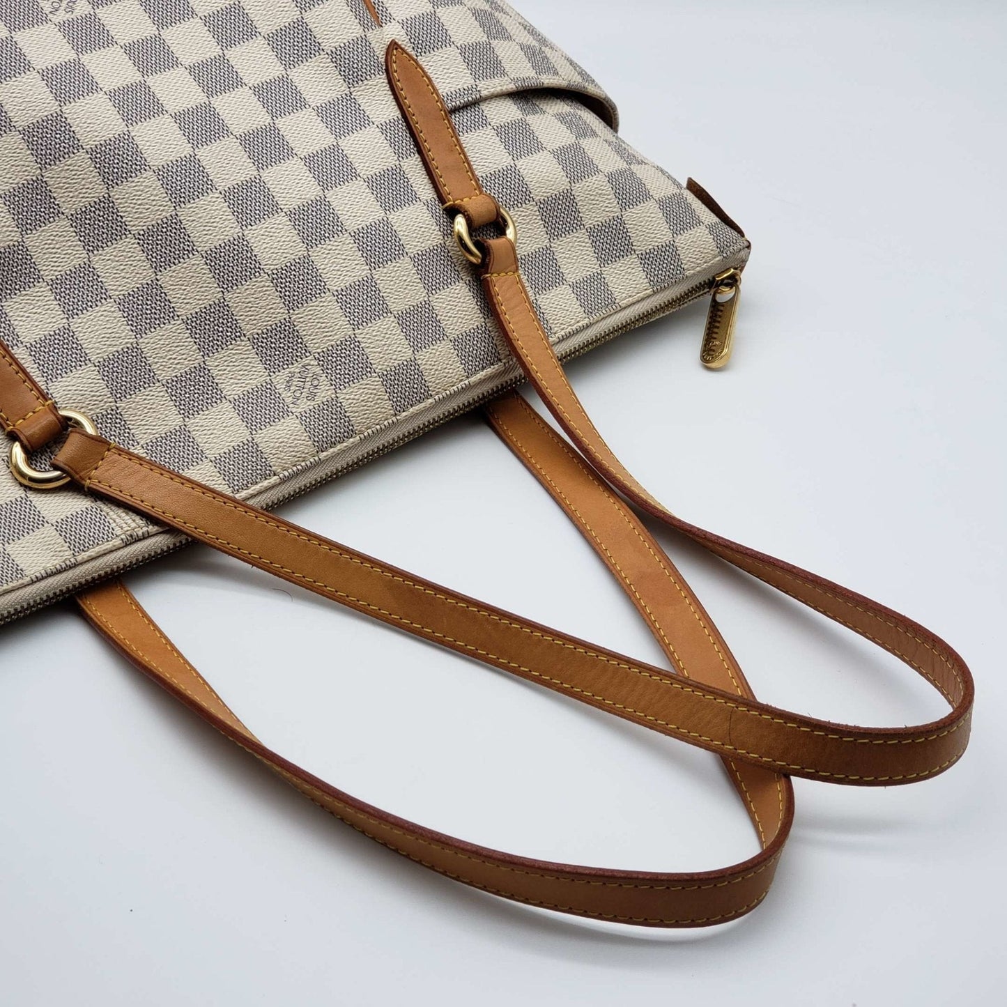 Louis Vuitton Totally MM Damier Azur Tote Bag