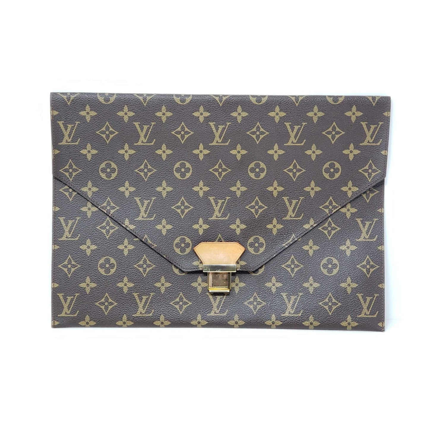 LOUIS VUITTON VINAGE MONOGRAM DOCUMENTS CASE