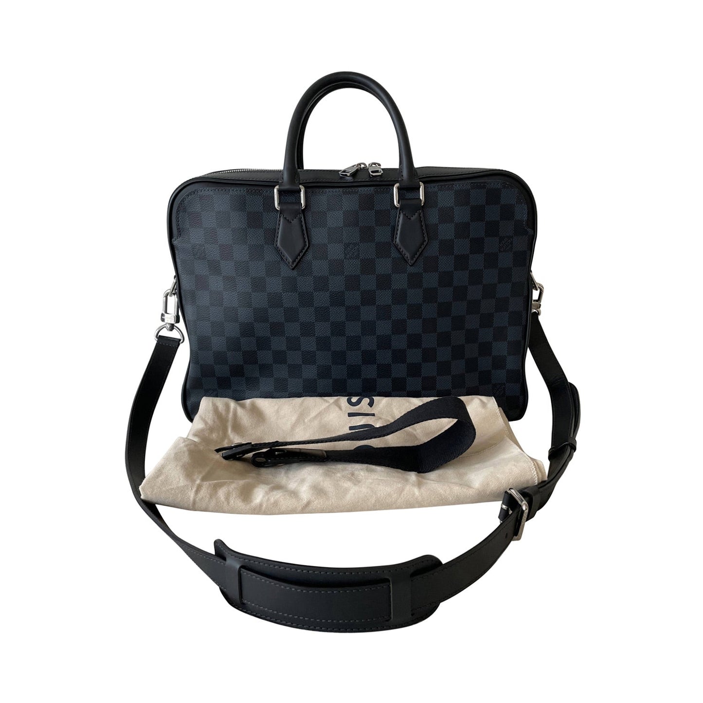 Louis Vuitton Damier Cobalt Dandy Briefcase