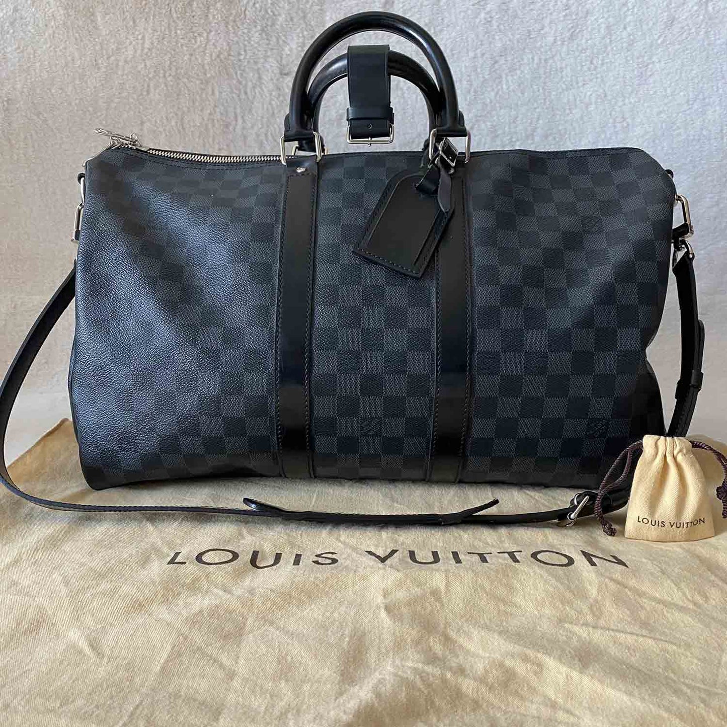 Louis Vuitton Damier Graphite Keepall 45 Bandouliere