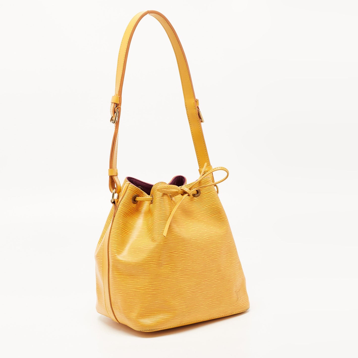 LOUIS VUITTON Tassil Yellow Epi Leather Neonoe Bag