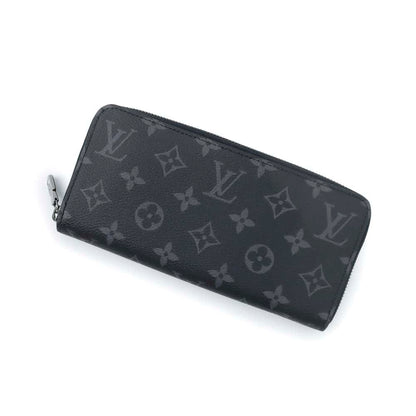 LOUIS VUITTON Zippy Wallet - Horizontal Noir M11611 Monogram Eclipse