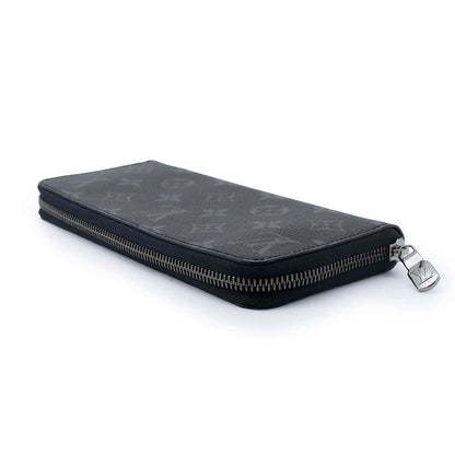 LOUIS VUITTON Zippy Wallet - Horizontal Noir M11611 Monogram Eclipse