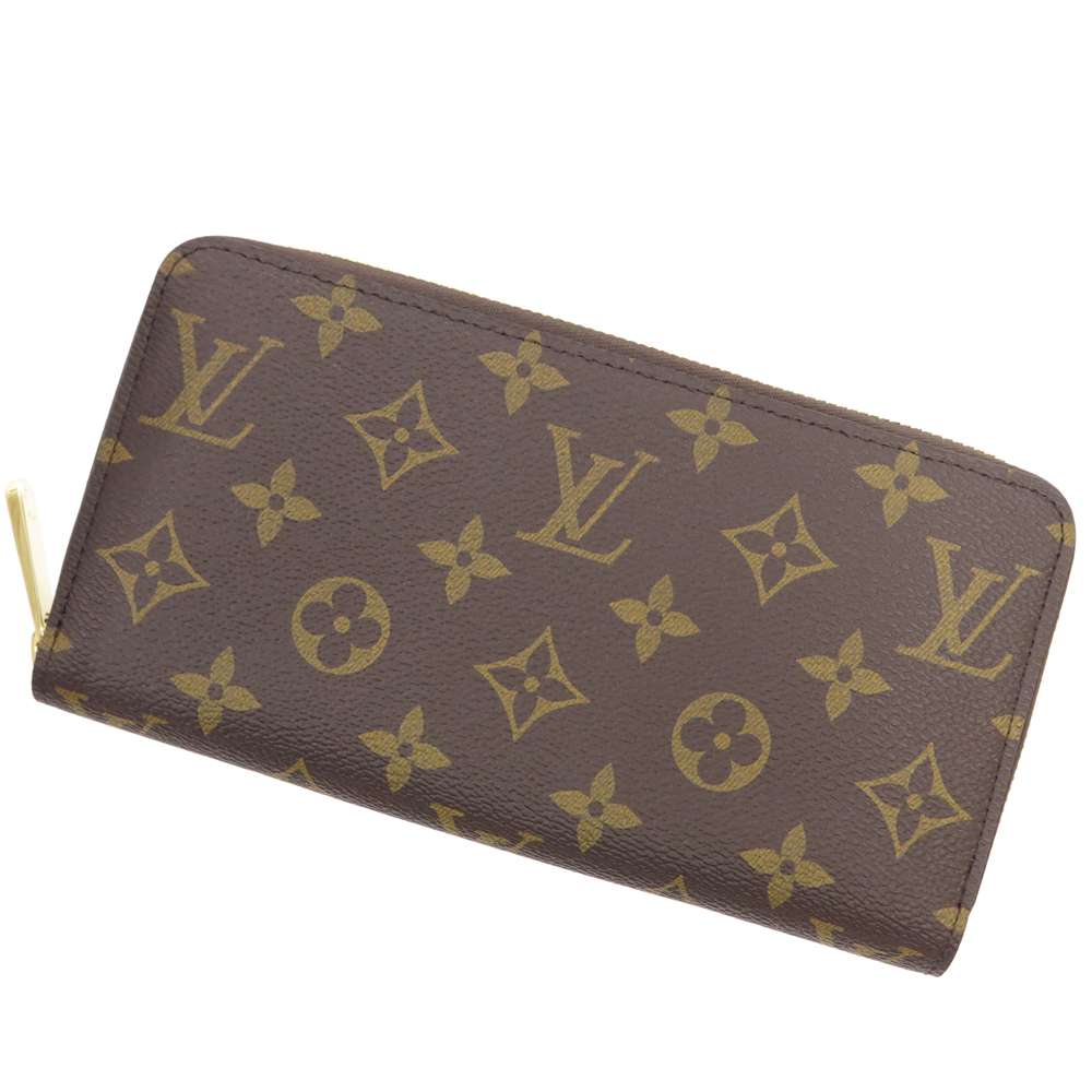 LOUIS VUITTON Zippy Wallet Brown M42616 Monogram