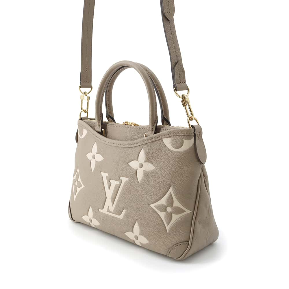 LOUIS VUITTON trianon Tourterelle/Claim M46585 Monogram Empreinte Leather Size PM