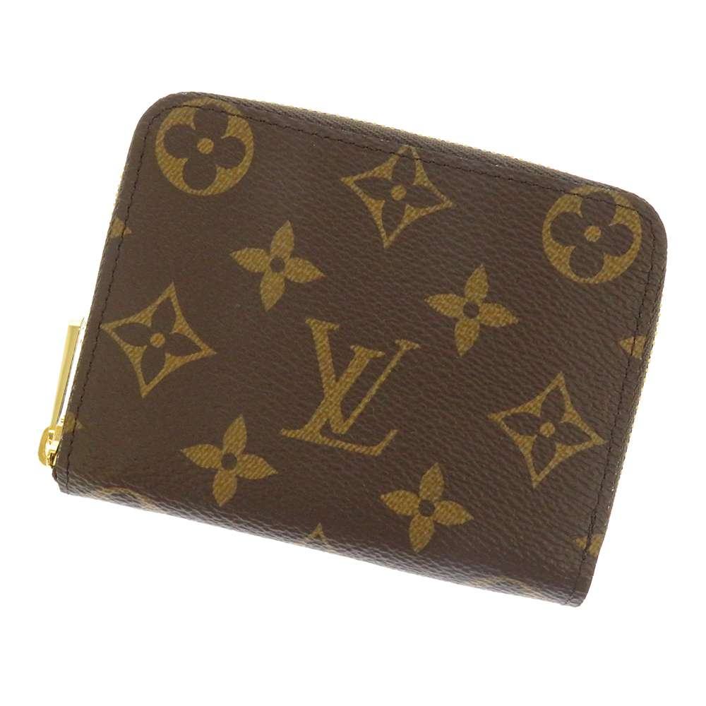 LOUIS VUITTON Zippy Coin Purse Brown M60067 Monogram