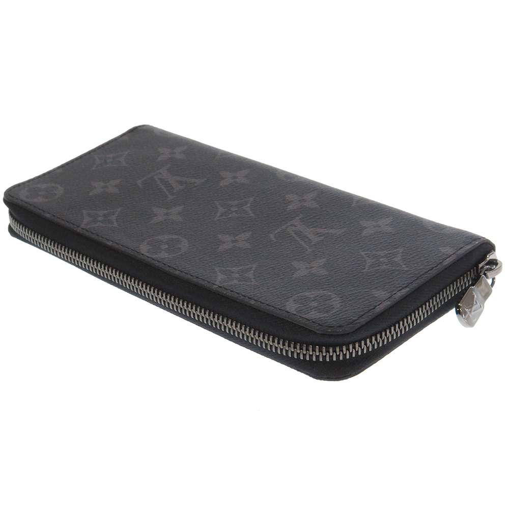 LOUIS VUITTON Zippy wallet Vertical Noir M62295 Monogram Eclipse