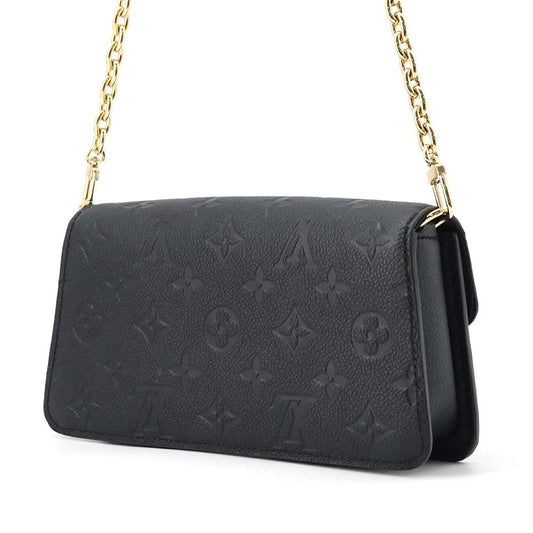 LOUIS VUITTON Wallet on Chain Metis Noir M82637 Monogram Empreinte Leather