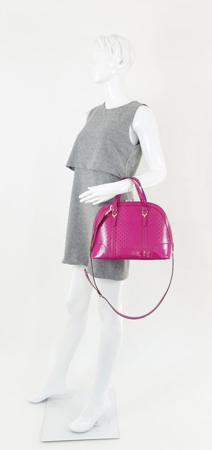 Nice Small MicroGuccissima Patent Leather Bag