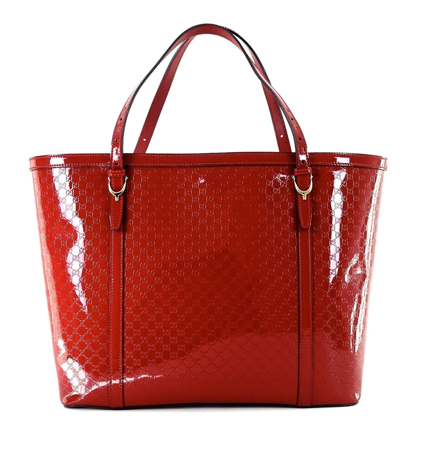 Nice Guccissima Patent Leather Tote Bag