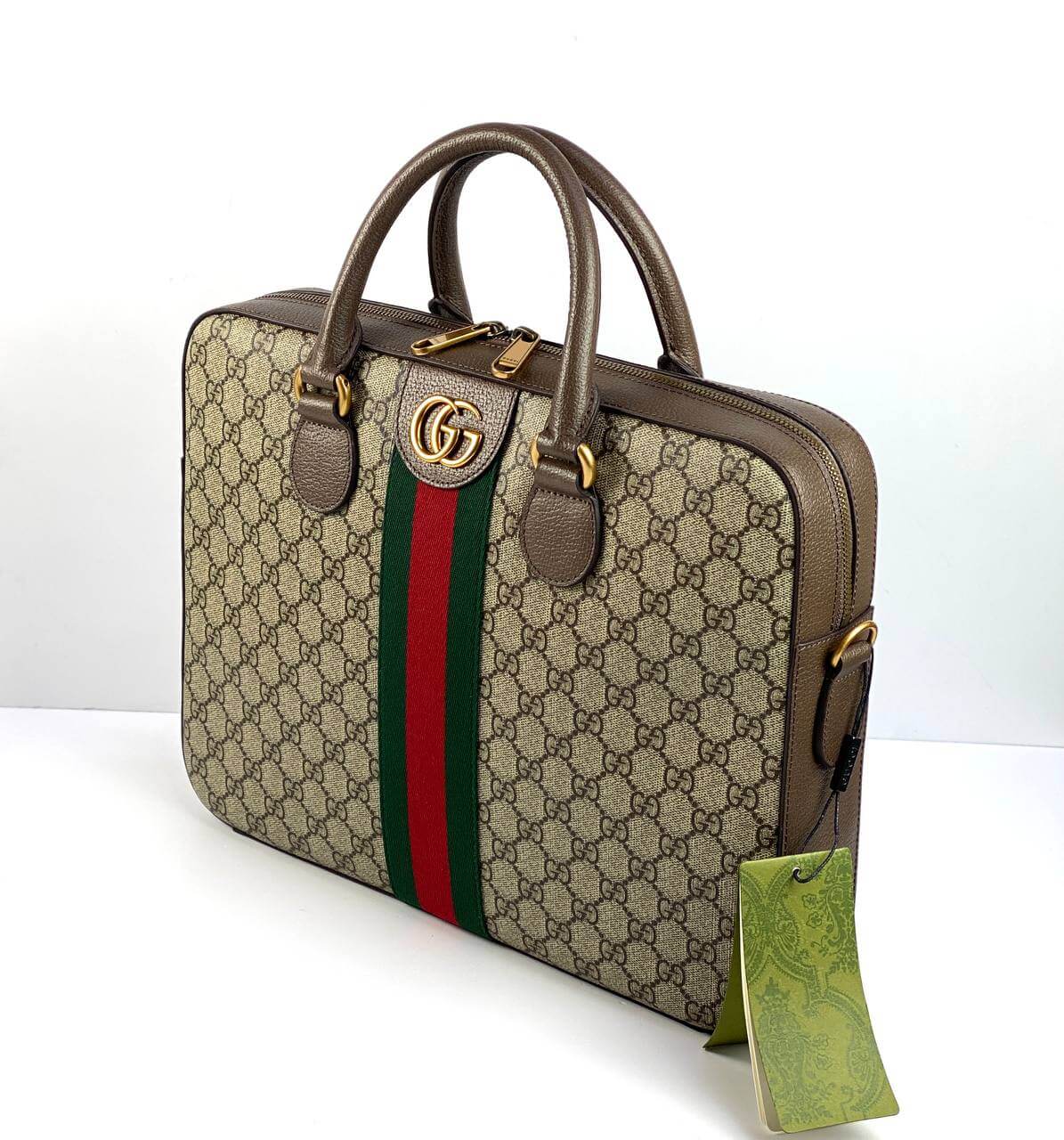 Men's briefcase from the Gucci Ophidia GG collection