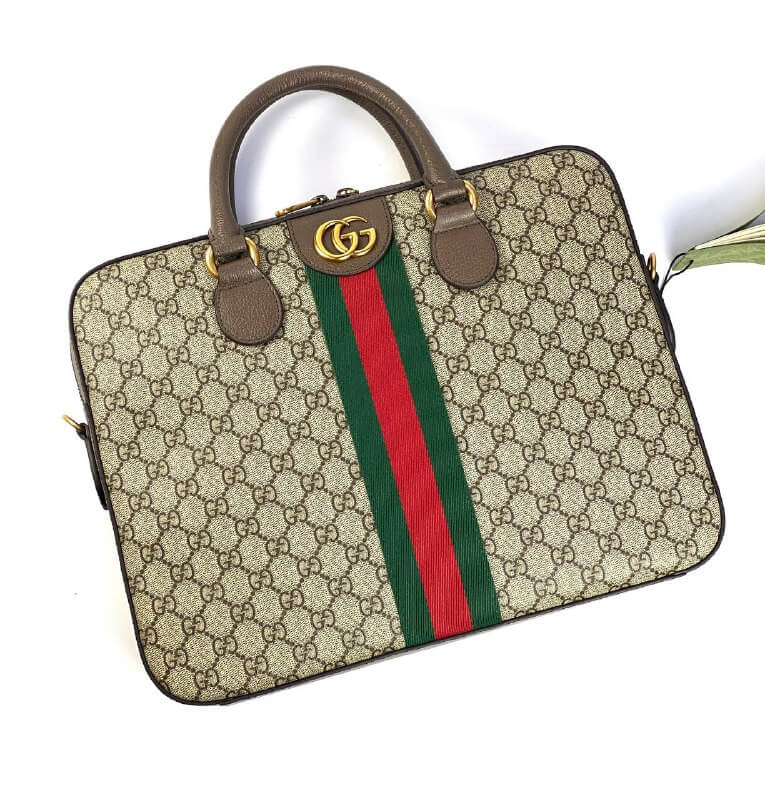 Men's briefcase from the Gucci Ophidia GG collection