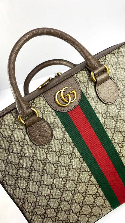 Men's briefcase from the Gucci Ophidia GG collection