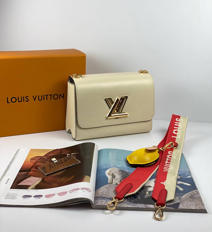 Louis Vuitton TWIST PM bag white