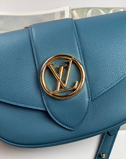 Louis Vuitton Bags PONT 9 SOFT PM blue