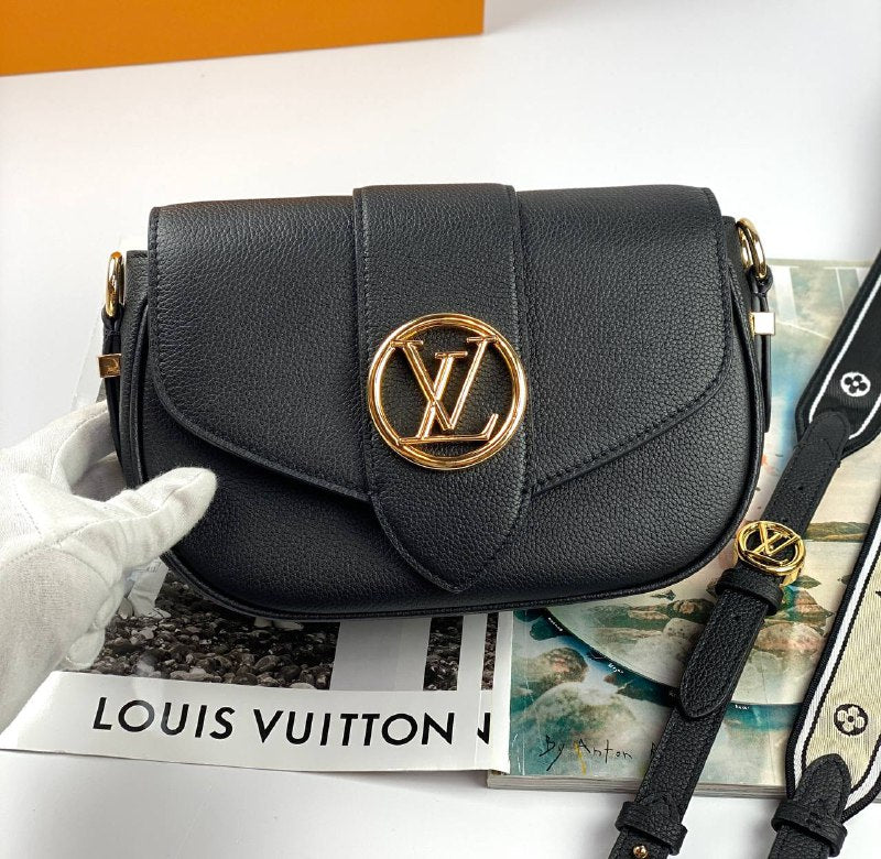 Louis Vuitton Bags PONT 9 SOFT PM black