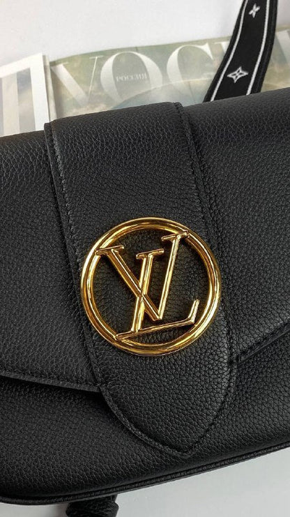 Louis Vuitton Bags PONT 9 SOFT PM black